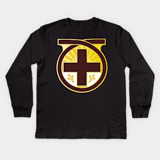 24th Evacuation Hospital wo txt Kids Long Sleeve T-Shirt